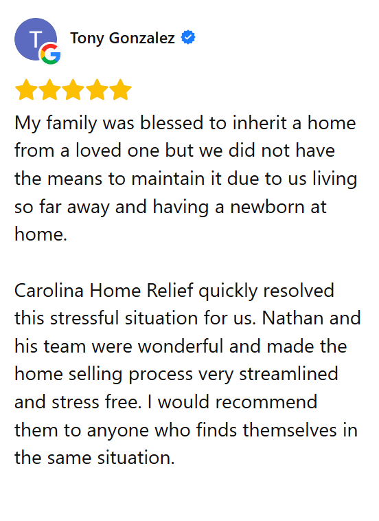 Tony Gonzalez Google Review